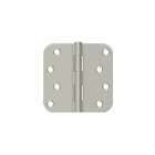 S44r5n Deltana Plain Bearing Radius Corner Full Mortise Hinge Pair
