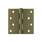 S44u5-r Deltana Square Door Hinge Antique Brass 760923249022