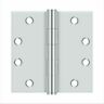 S45u26 Deltana Square Corner Plain Bearing Mortise Chrome 762923265064