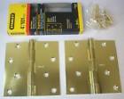 S821-272 Stanley Hardware Lot Of Bright Brass Square Corners 033923821285