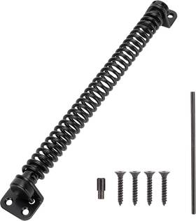 Sankins 445052799763 11-1/2 Inch Self-closing Heavy Duty Metal Gate Spring For Wooden And Vinyl Fences