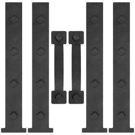 Sankins 750904076778 Magnetic Decorative Garage Door Hinges Hardware Kit Attractive Curb Appeal Faux