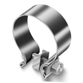 Bc-300s Saqxk 1pcs Band Exhaust Clamp For Pipes Tips Mufflers Narrow Lap 3in