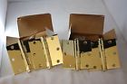 Sbx127 Hager New Heavy Duty Hinges Brushed Steel Shiny Brass Lot