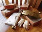 2410-db Sc Lawrence Pairs Vtg Bros Dull Brass Butt Hinges Screws