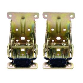 Sdjdhej 616814628875 Heavy-duty Foldable Self-locking Hinge 2-piece 90 Degree Colorful Zin