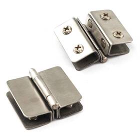Seeraphee 703931272149 180 Glass Door Pivot Hinge Kit Zinc Alloy Shower Double Cla