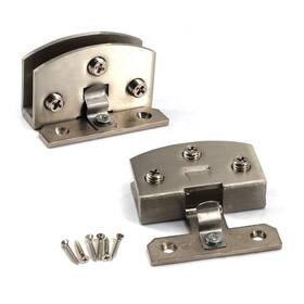 Seeraphee 703931272170 90 Degree Glass Door Pivot Hinge Kit Alloy Shower Clamp Clip