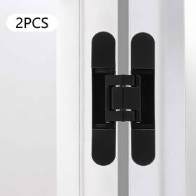 Dfl-l031 Senderpick Invisible Door Hinges Heavy Duty Zinc Alloy Hidden 2 Pack- 7ftft / 6ftft Us