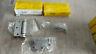 Sh35r Set Lot Of Spring Hinge Nickel Oxidized Plated