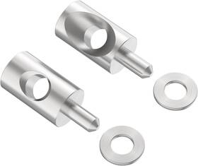 2cshp516 Shuisen Shower Door Hinge Pin Stainless Steel Replacement 5/16 Inch Diameter And W