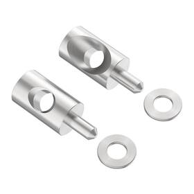 Shuisen 768534487291 Shower Door Hinge Pin Stainless Steel 5/16 Inch Diameter And Washer Fit