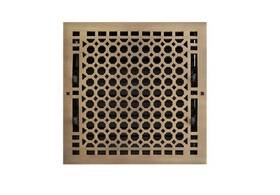 327349 Signature Hardware Honeycomb Brass Wall Register 14 Inch X Antique