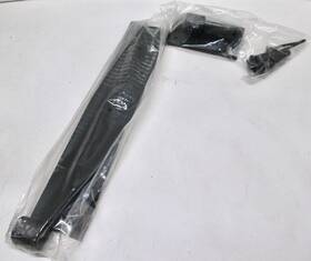 366628 Signature Hardware Black Powder Coat 11 Inch Hand Forged Band Hinge - 1 Pack