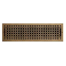 Sh551177ab Signature Hardware Honeycomb Brass Wall Register-antique 6 Inch X30