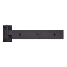 Sh916465 Signature Hardware 11 Hand Forged Rectangular Band Hinge With Pintle Black 916465