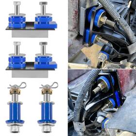 13-04164tj-us-1 Sixcow Engine Hood Hinge Pivot Bolt Kit For Peterbilt 378 379 Bushing And Mounting