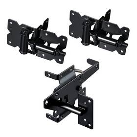 Skysen 747742467769 Stainless Steel Self Closing Vinyl Fence Single Gate Hinge And Latch Hardware