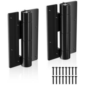 Skysen 795853113266 1 Pair 5-3/4 Inch Self Closing Gate Hinges Aluminum For Metal Gates H