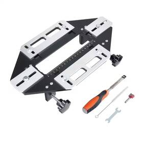 Skyshalo 744110197945 Door Hinge Jig Flexible Wooden Hole Guide Aluminum Alloy Woodworkin