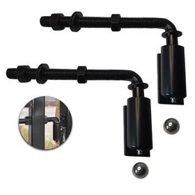 Solwim 791137264655 2 Pack J-bolt Hinge For Doors Gatesheavy-duty Driveway Gates Heavy-duty Steel