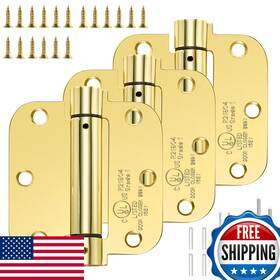 B0cj8vjh66 Sophia Self-closing Door Hinge 3.5 Inch Rounded 5/8 Radius Interior Spring Load