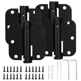 Dkhy77mb4p Sophia 4 Pack Selfclosing Door Hinge 3.5 Inch Rounded 5/8 Radius Spring Loaded Hinges A