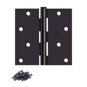 Sorgmach B086pb2hcs Door Hinges Oil Rubbed Bronze Hardware 4 Inch Square Black
