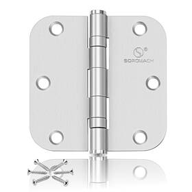 Xy-re35bbss-3 Sorgmach 304 Stainless Steel 3.5 Inch Door Hinges Brushed Satin Nickel Interior