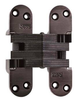 220us10bl Soss 220bl 1-3/8 Inch X 5-1/2 Heavy Duty Invisible Hinge For 2 - Bronze