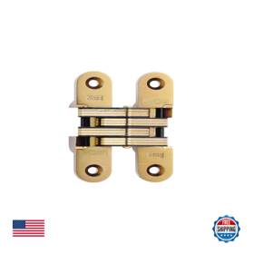 B007ibrmby Soss Invisible Hinge Model 216 20 Minute Fire Rated Zinc Satin Brass Exterior