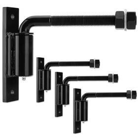 11036364-z Sparkwhiz 7inch Heavy Duty Bolt On 3/4 Inch J Gate Hinge For Large Driveway