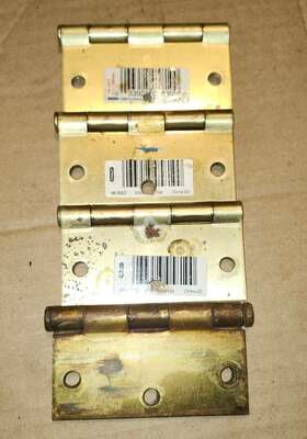 Stanley 033923058100 B4 Lot 4 And Hager 3.5 Inch Door Hinges