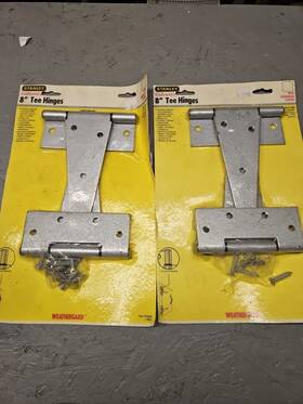 Stanley 033923930888 8 Inch Galvanized Heavy Duty Hinge Qty 4