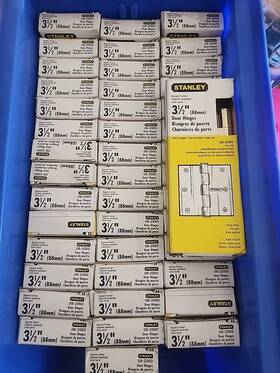 741-3-1 Stanley 741-3-1/2x3-1/2-us3 3-1/2 Inch Residential Door Hinge Polished Brass 08-2060
