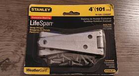 78-1320 Stanley 4 Inch Galvanized Strap Hinges 1-pk 2