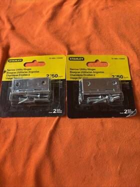 802020 Stanley Hardware 2set Narrow Utility Hinge With Non-removable Pin 2 Count