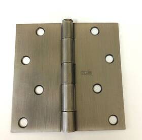S821-231 Stanley Hardware 12pk 4 Inch Antique Nickel Pewter Residential Door Hinges With Screws