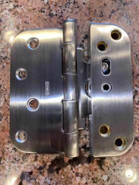 Rd757ah Stanley Rd757 4 Inch X Vert. And Horiz.adjustable Door Hinge Brushed Satin