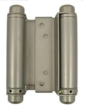 56504-3 Stone Harbor Hardware Heavy Duty Double Acting Spring Hinge - 4-inch / Brass
