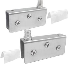 Ay219004 Store 4set Glass Door Hinge Stainless Steel Pivot Hinges Clamp Fit For 8-1