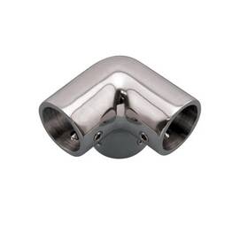 S3666-0000 Suncor Stainless Rail Corner Boat Hardware Bimini 3-way 7/8 Inch 90 Deg 316 Ss