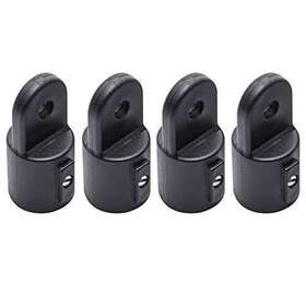 Sunoom 792276980024 Boat Bimini Top Eye End 7/8 Inchblack Nylon Cover Cap Endmarine To