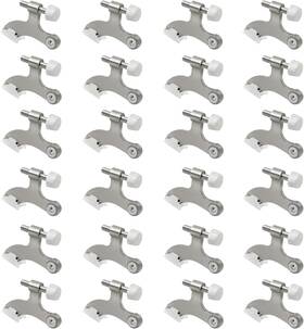 Suntai 313027240268 24 Pack Hinge Pin Brushed Nickel Door Stopper Adjustable Heavy Duty D