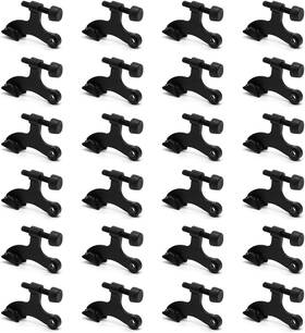 Suntai 445031044006 24 Pack Hinge Pin Black Door Stopper Adjustable Heavy Duty Stop