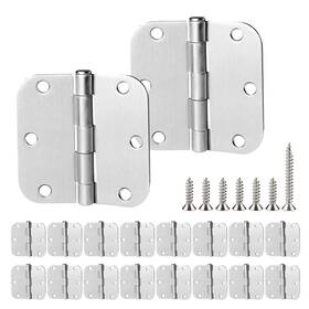S01141318bh-fba1 Suntai 18 Satin Nickel Door Hinges 3.5 Rounded 5/8 Radius For Residential Use