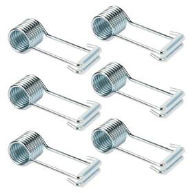 Sxkxm 747783901611 6 Pcs Butterfly Spring Hinge Door Closer With Rubber Bumpers Fits On Most D