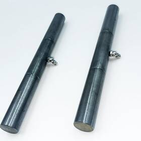 Hdr-200 Szwjt-lv 10 Inch Weld On Hinges Heavy Duty 2 Pack Black Greasable Ramp Door Hi