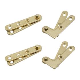 T Tulead 745128326327 Pivot Hinge Door Hinges Cabinet Rotating Fitting Brass Dr