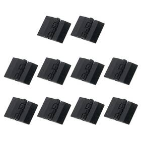 X1.38 T Tulead 779605571214 Acrylic Hinges Black Cabinet 1.18 Inch Door Box Pa